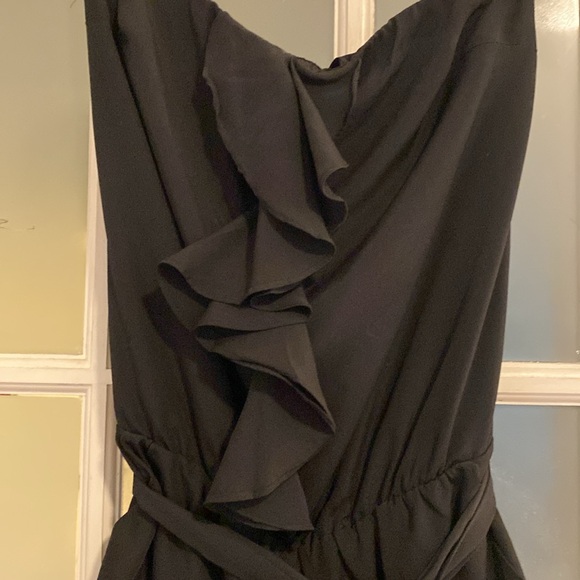 Express Black Strapless Romper - Picture 2 of 4